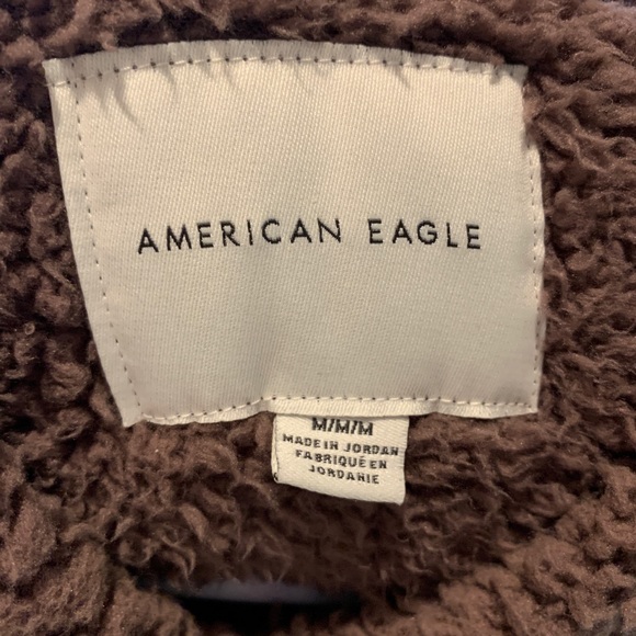 American Eagle Sherpa Hoodie - Picture 3 of 4